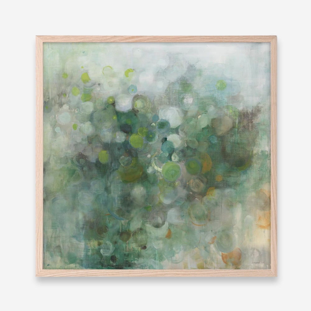 Green Mist (Square) Art Print