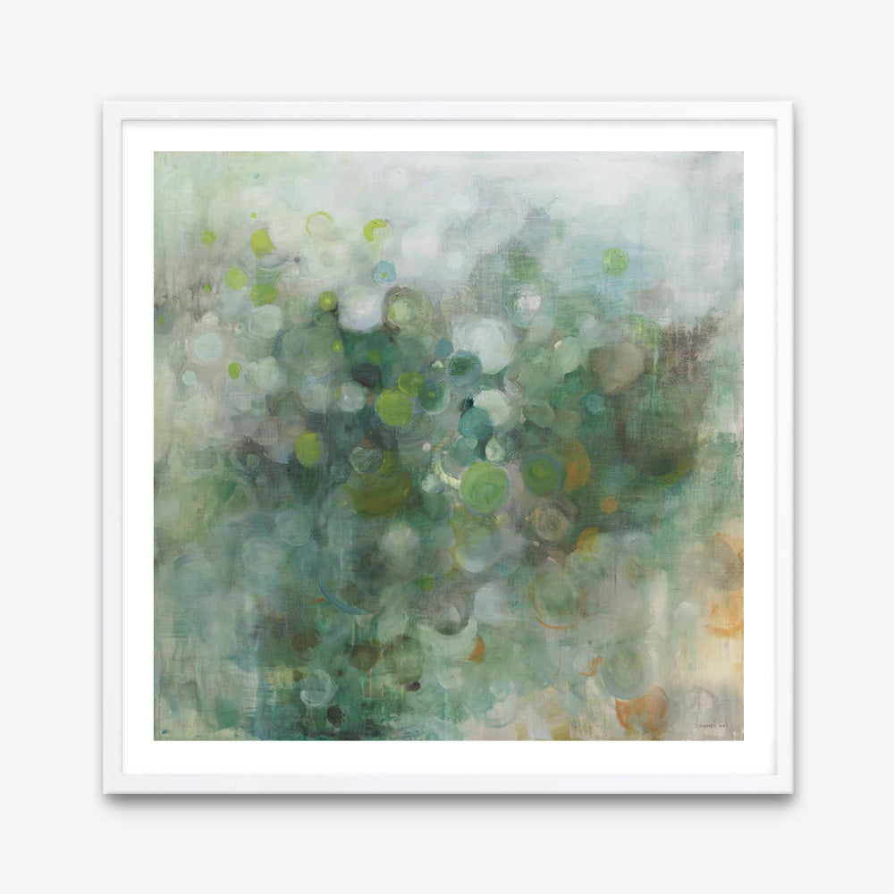 Green Mist (Square) Art Print