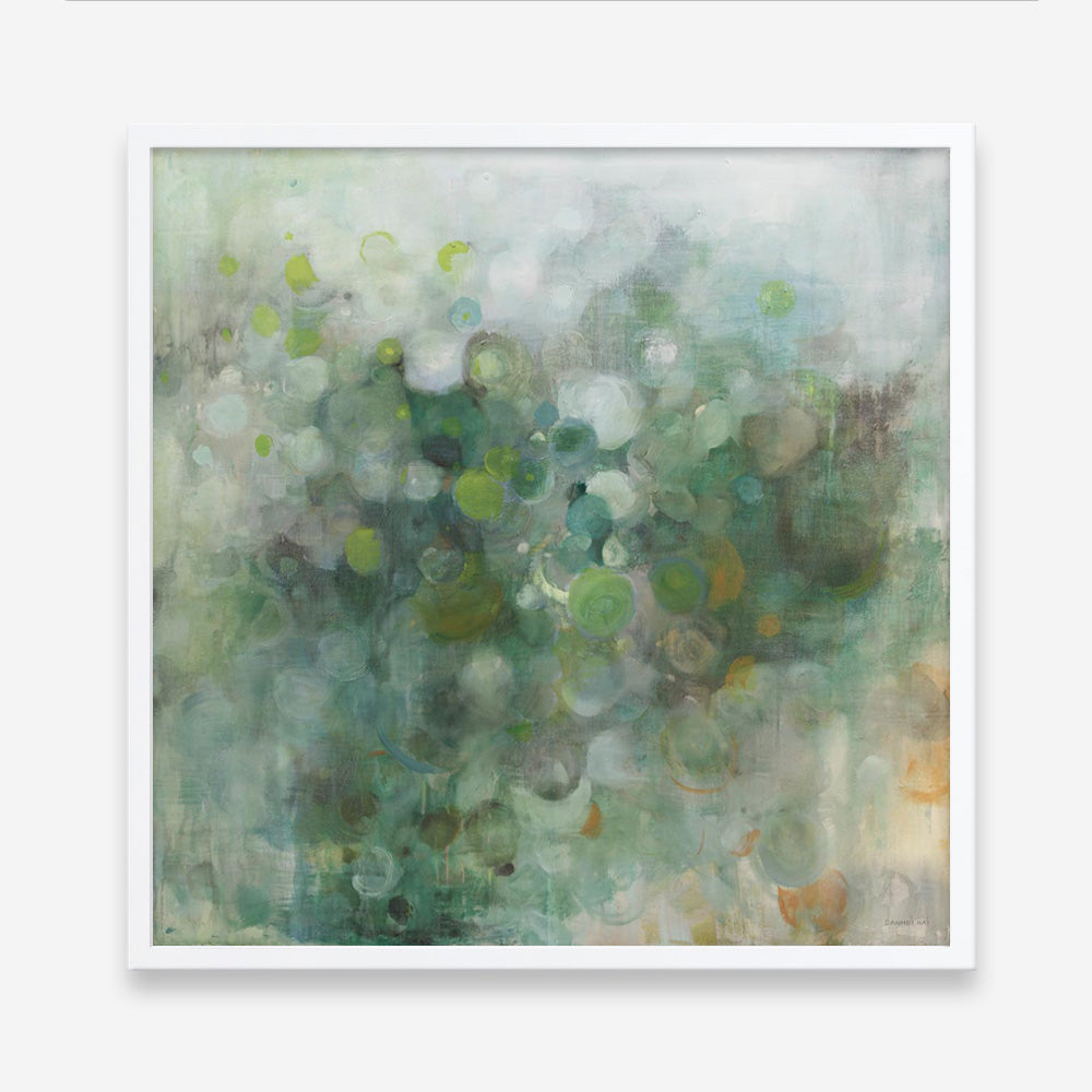 Green Mist (Square) Art Print