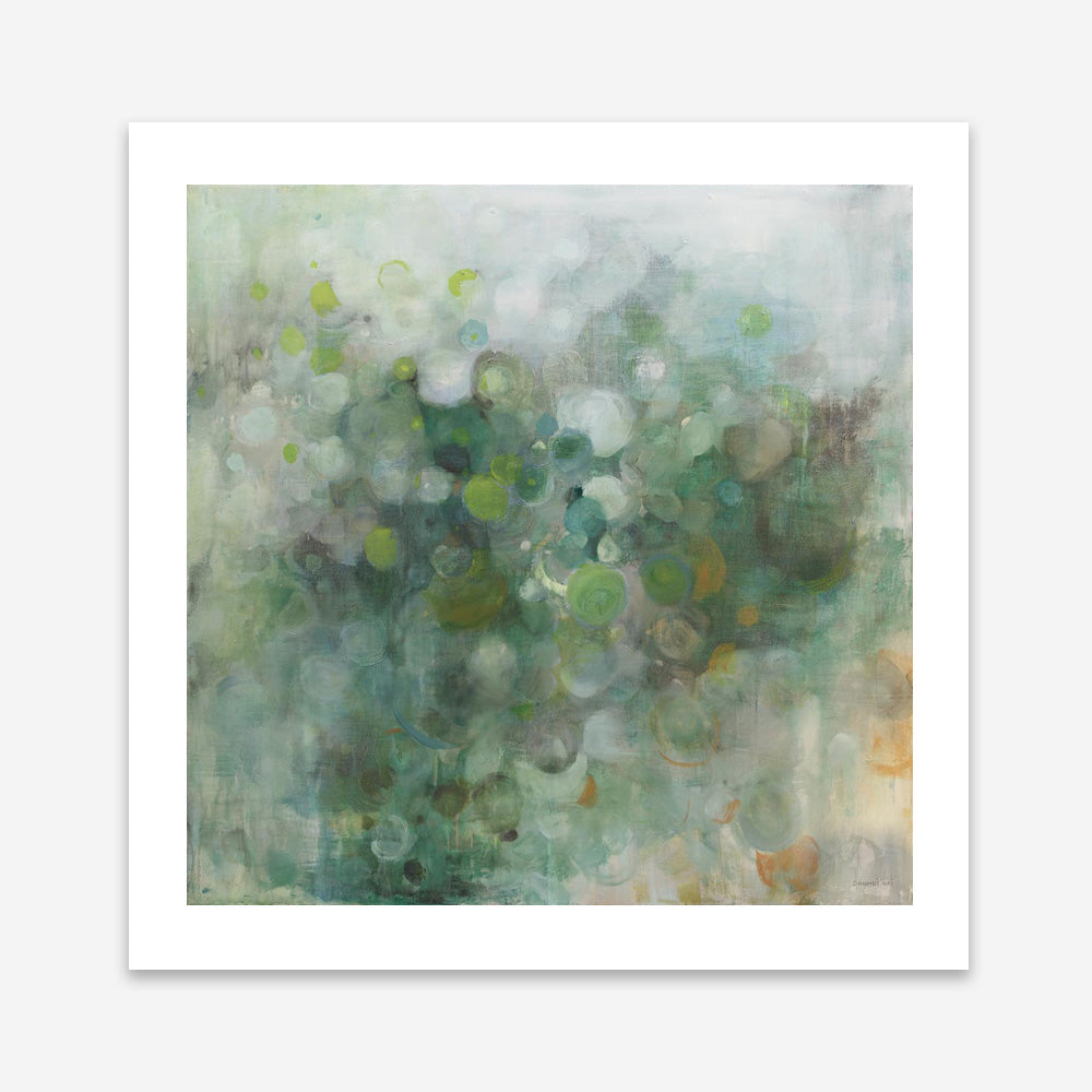 Green Mist (Square) Art Print