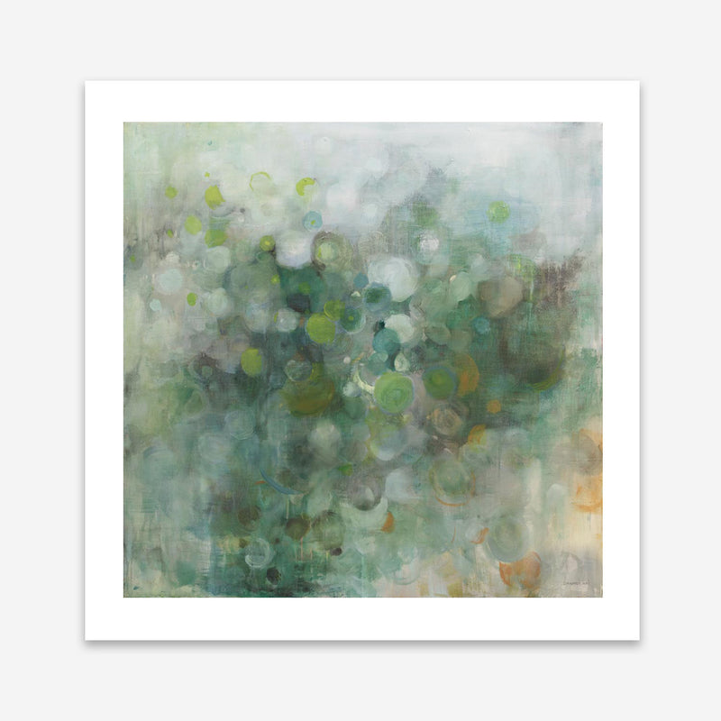 Green Mist (Square) Art Print