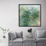 Green Mist (Square) Canvas Print