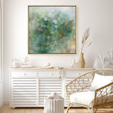 Green Mist (Square) Canvas Print