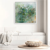 Green Mist (Square) Canvas Print