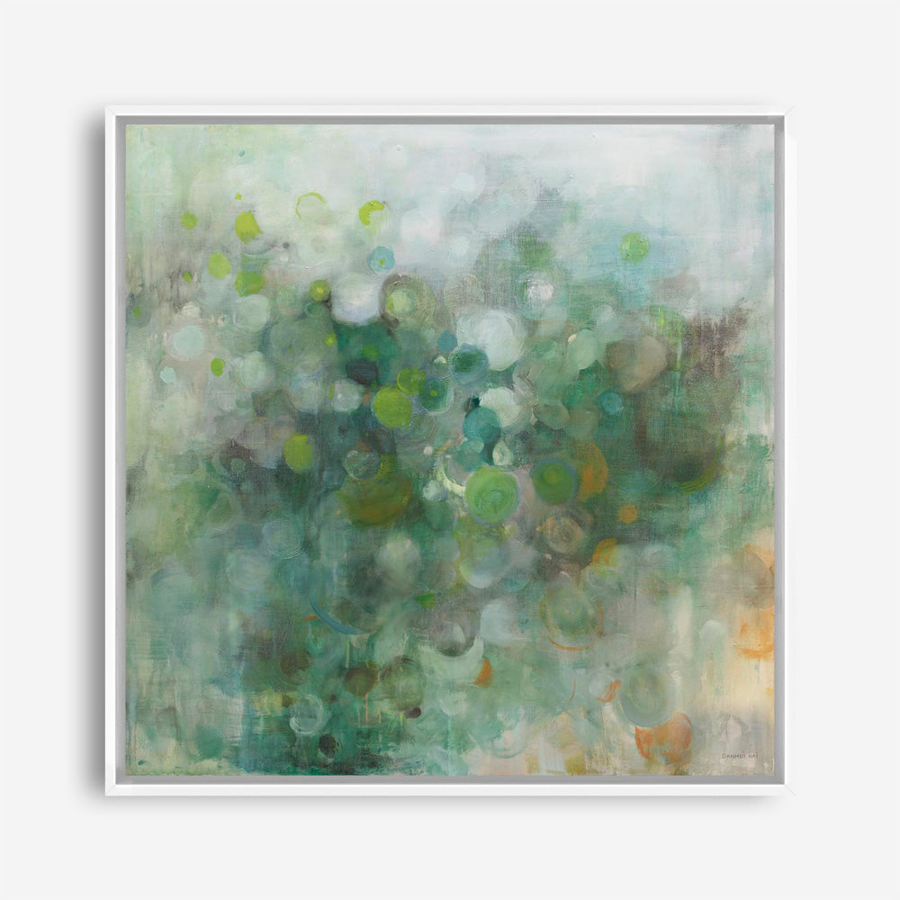 Green Mist (Square) Canvas Print