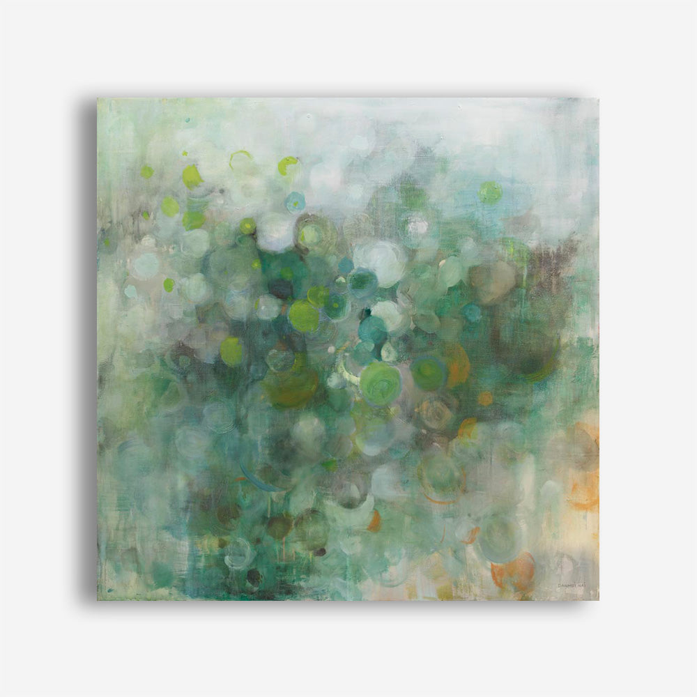 Green Mist (Square) Canvas Print