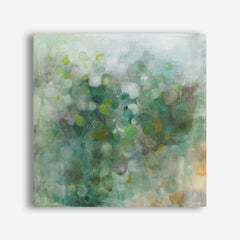 Green Mist (Square) Canvas Wall Art Print