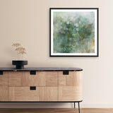 Green Mist (Square) Art Print