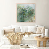 Green Mist (Square) Art Print