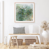 Green Mist (Square) Art Print