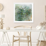 Green Mist (Square) Art Print