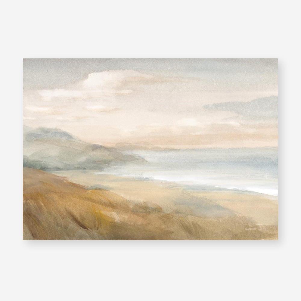 Misty on the Headlands Art Print
