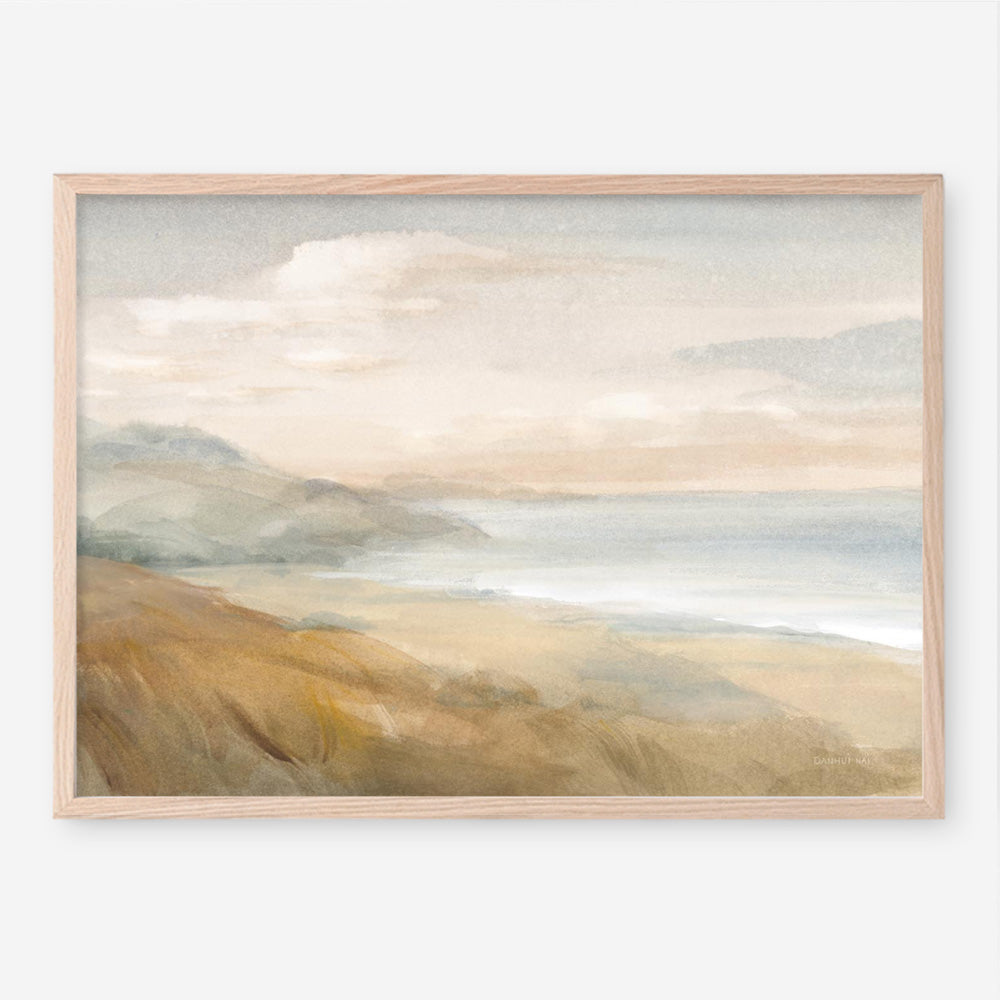 Misty on the Headlands Art Print