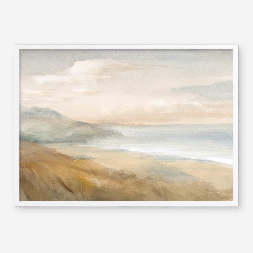 Misty on the Headlands Art Print