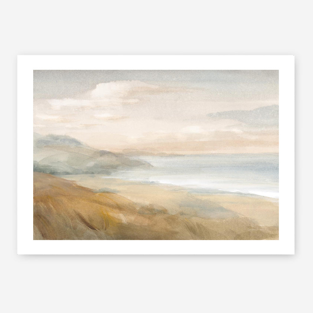 Misty on the Headlands Art Print