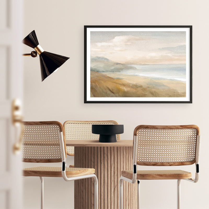 Misty on the Headlands Art Print