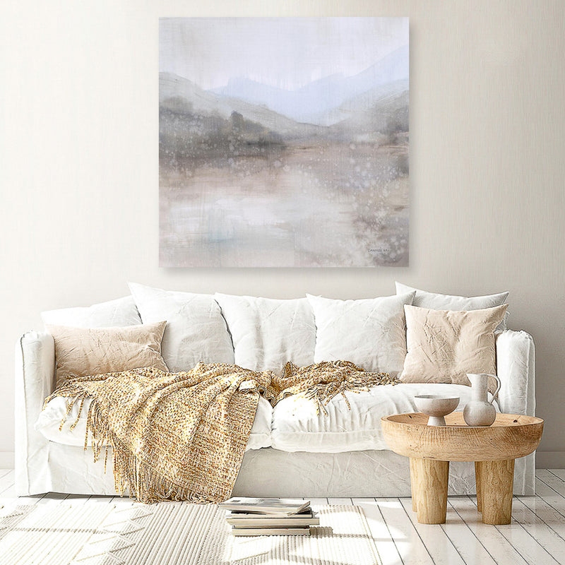 Misty Mood (Square) Canvas Print