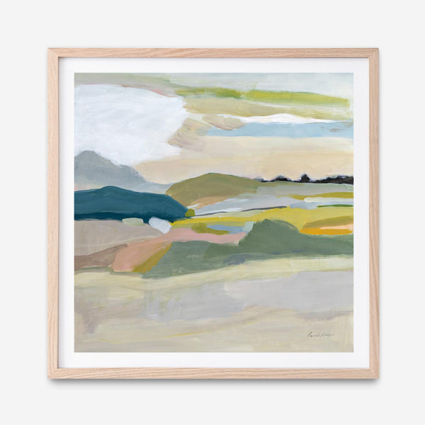 Foraging in the Spring (Square) Art Print