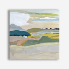 Foraging in the Spring (Square) Canvas Wall Art Print