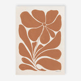 Blooming Joy I Terracotta Art Print