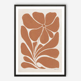 Blooming Joy I Terracotta Art Print