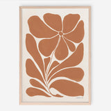 Blooming Joy I Terracotta Art Print