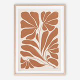 Blooming Joy II Terracotta Art Print