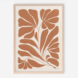Blooming Joy II Terracotta Art Print