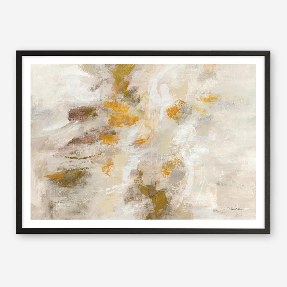 Traces of Gold Art Print