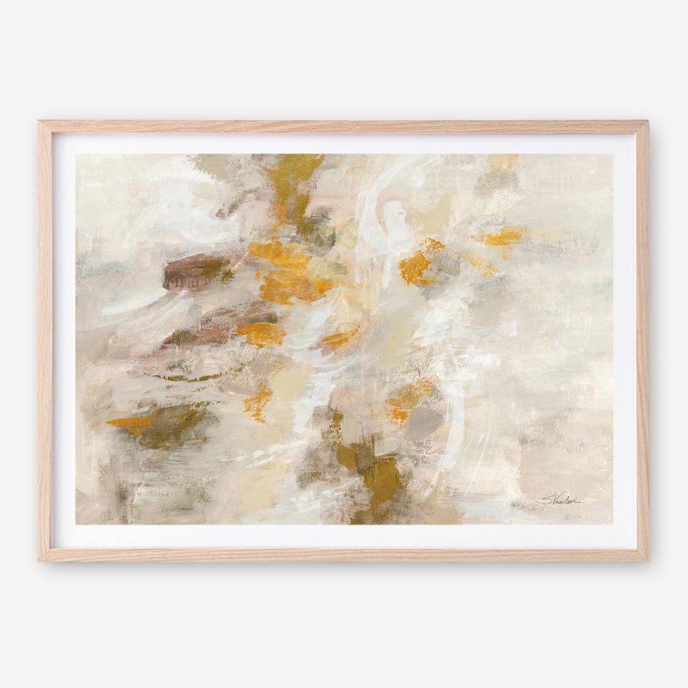 Traces of Gold Art Print
