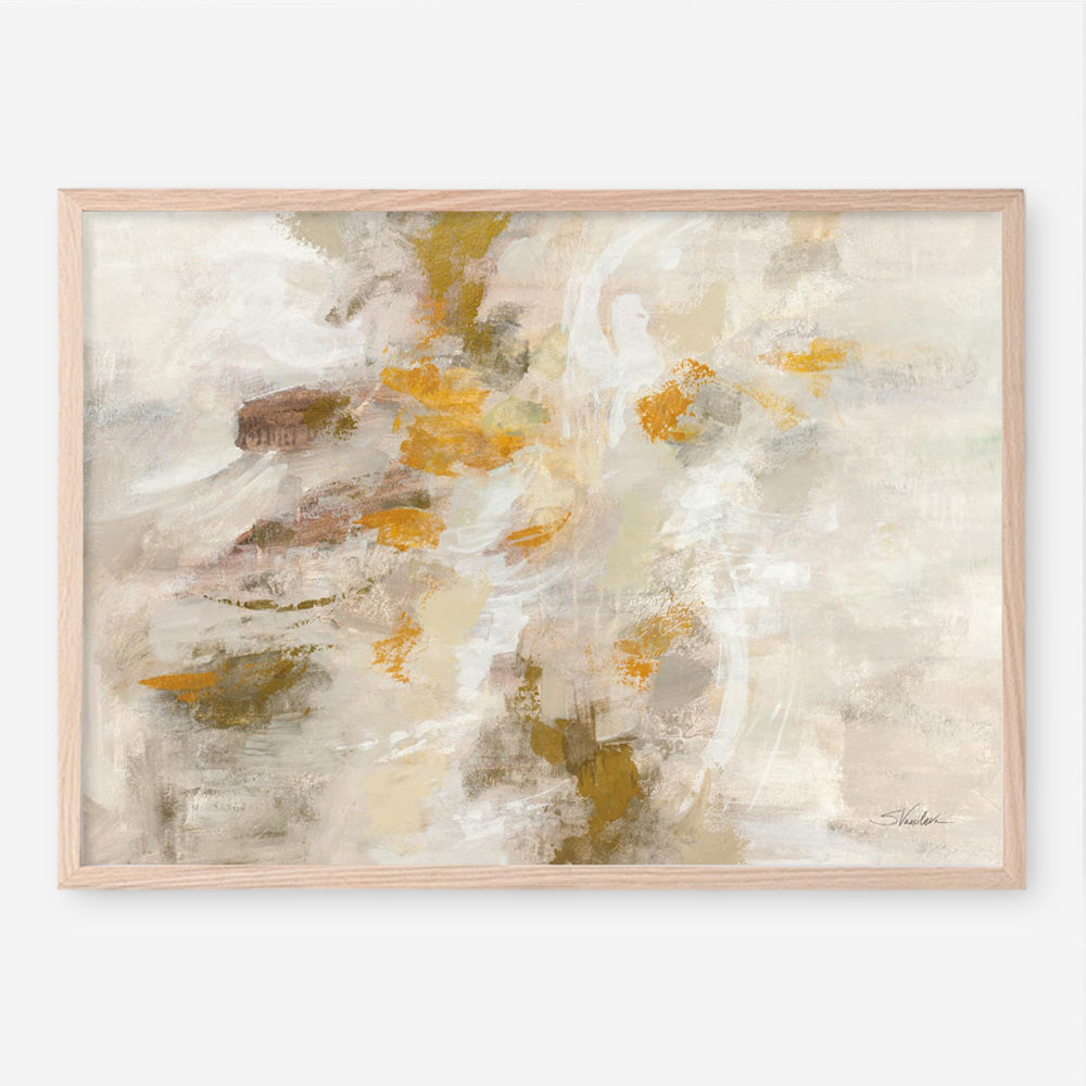 Traces of Gold Art Print