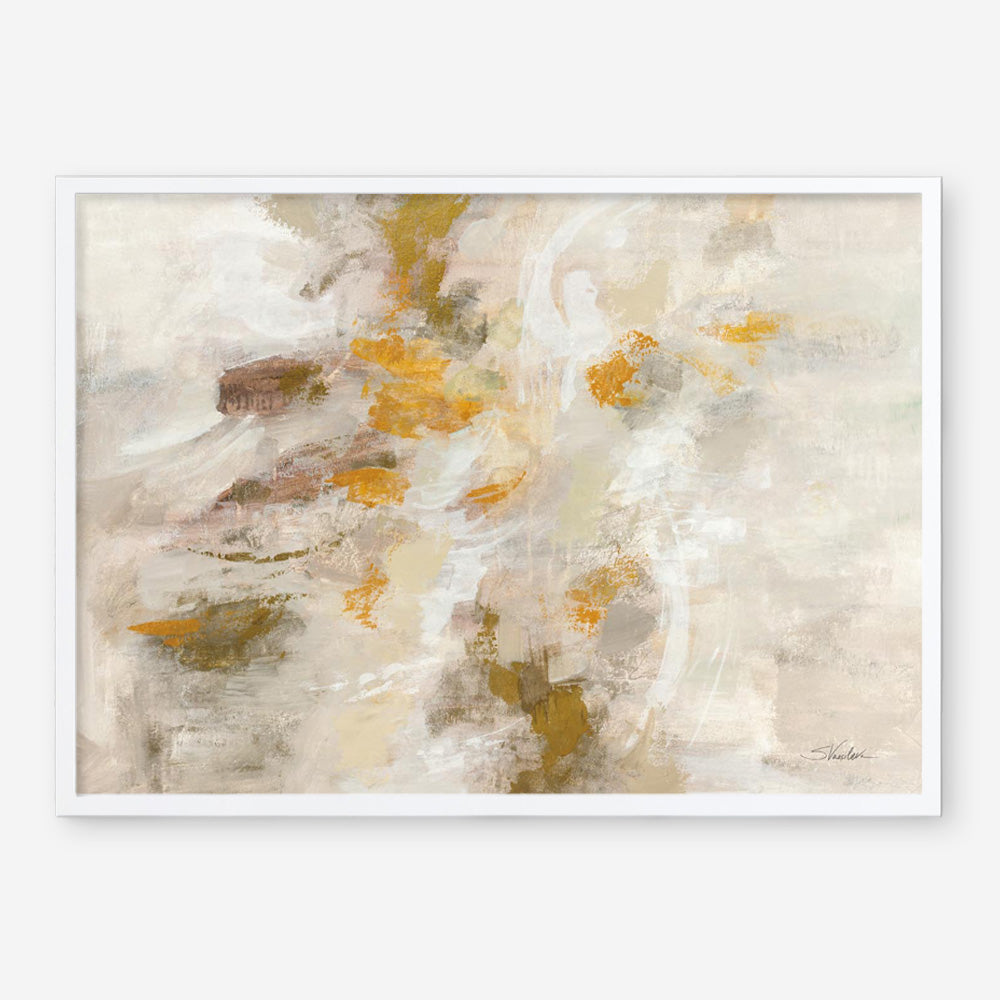 Traces of Gold Art Print