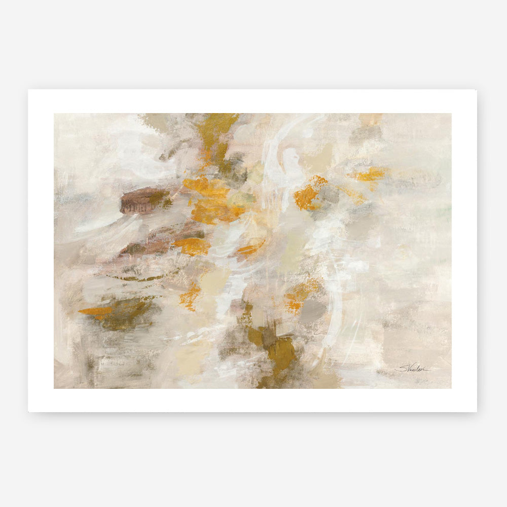 Traces of Gold Art Print