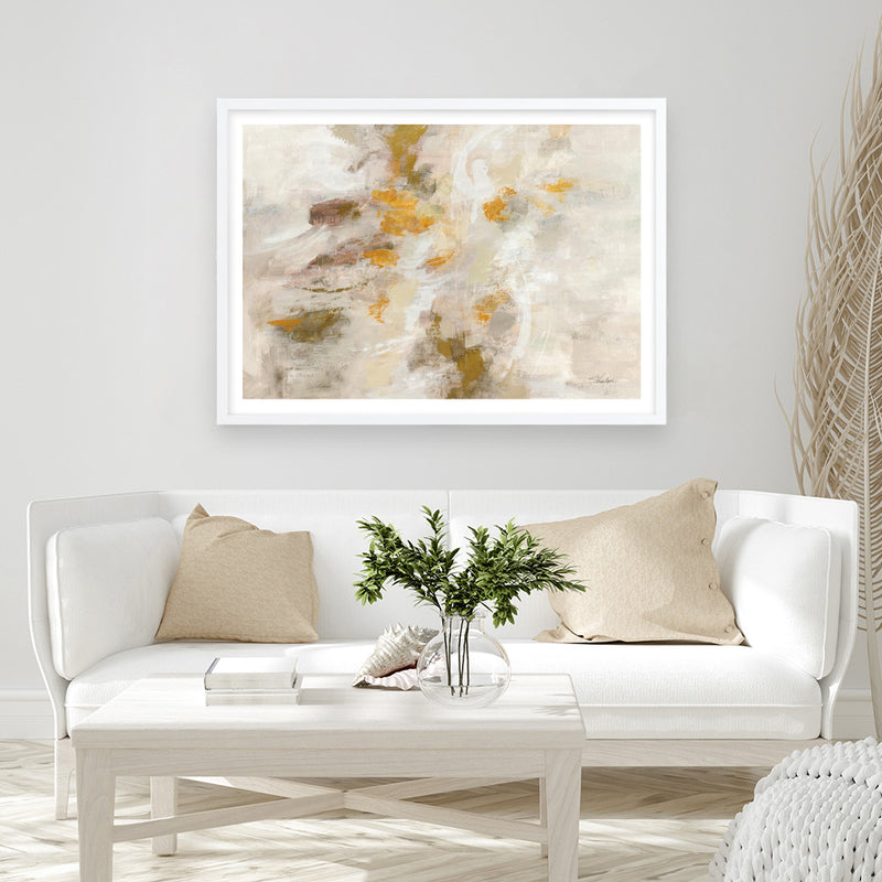 Traces of Gold Art Print