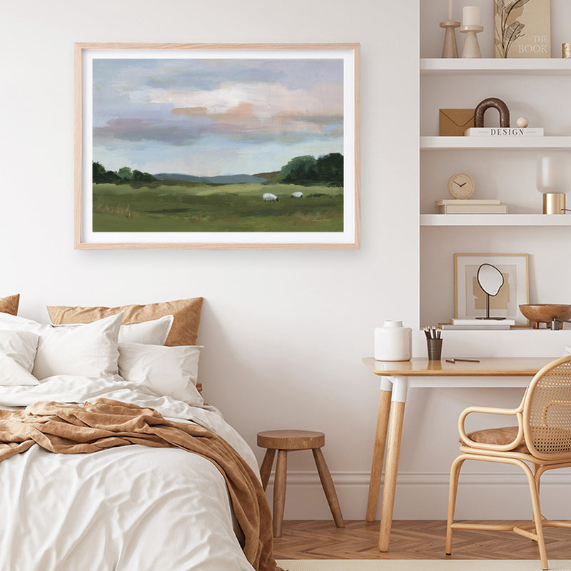 Grazing Art Print
