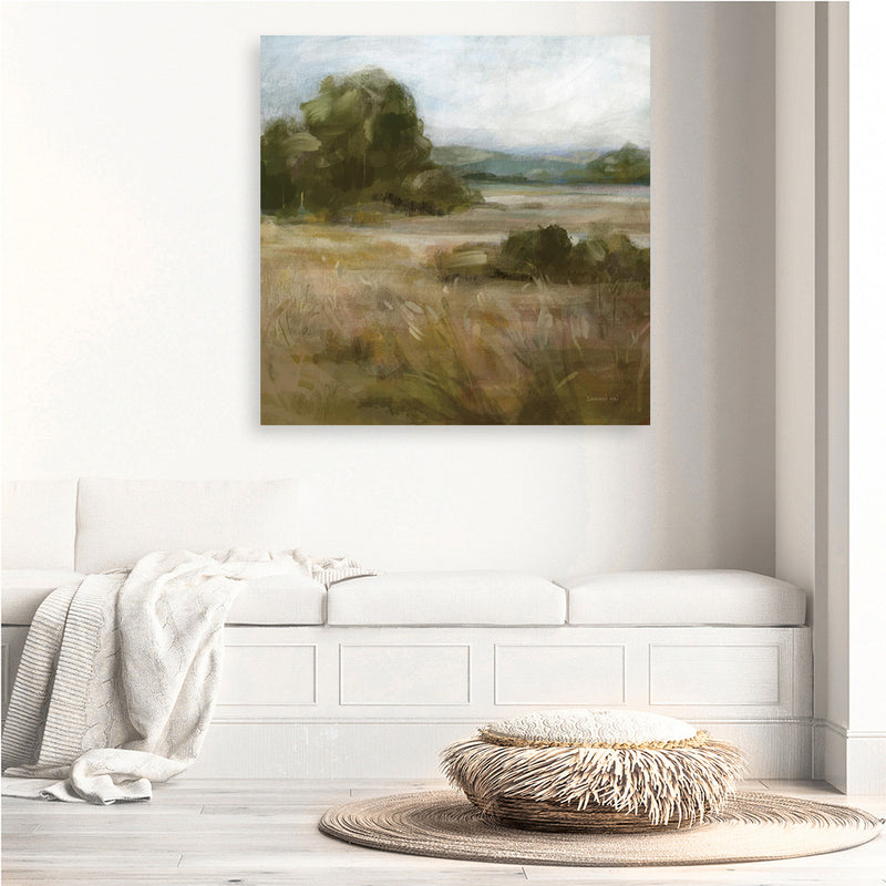 Warm Bay Trail (Square) Canvas Print