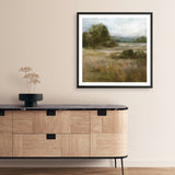 Warm Bay Trail (Square) Art Print