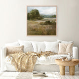 Warm Bay Trail (Square) Art Print