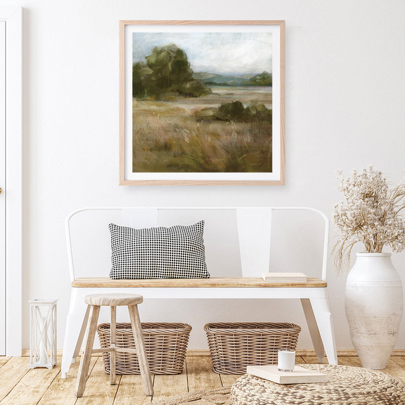 Warm Bay Trail (Square) Art Print