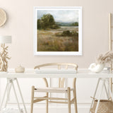 Warm Bay Trail (Square) Art Print