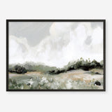 Soft Summer Sky Neutral Art Print