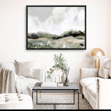 Soft Summer Sky Neutral Canvas Print