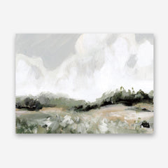 Soft Summer Sky Neutral Canvas Wall Art Print