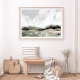 Soft Summer Sky Neutral Art Print