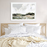 Soft Summer Sky Neutral Art Print