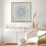 Gentle Mandala (Square) Canvas Wall Art Print