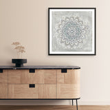 Gentle Mandala (Square) Art Print