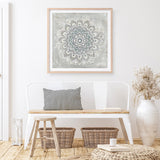 Gentle Mandala (Square) Art Print