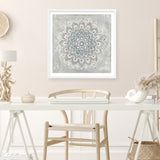 Gentle Mandala (Square) Art Print
