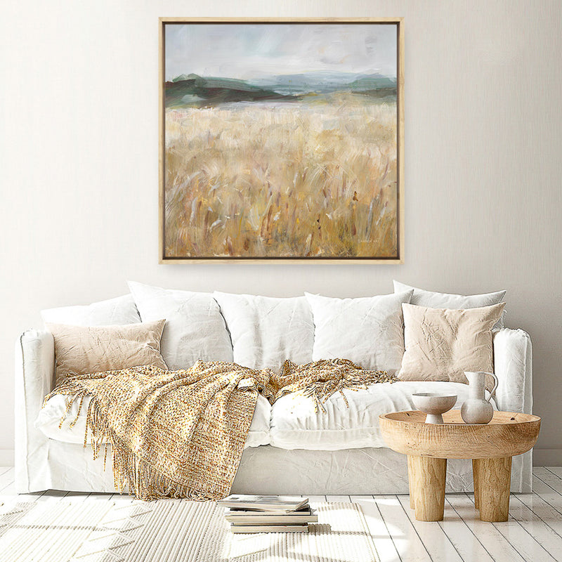 Field of Gold I (Square) Canvas Print